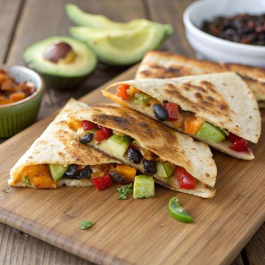 Loaded Vegetable Quesadillas