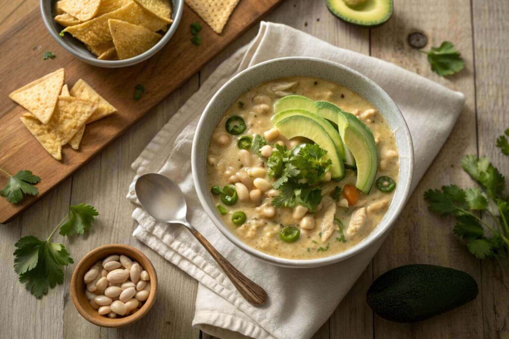 Recipe White Bean & Chicken Chili with Fresh Cilantro