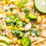 White Bean & Chicken Chili with Fresh Cilantro