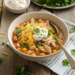 Crockpot Chicken Chili with Ranch Seasoning