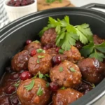 Cranberry Meatballs Crockpot