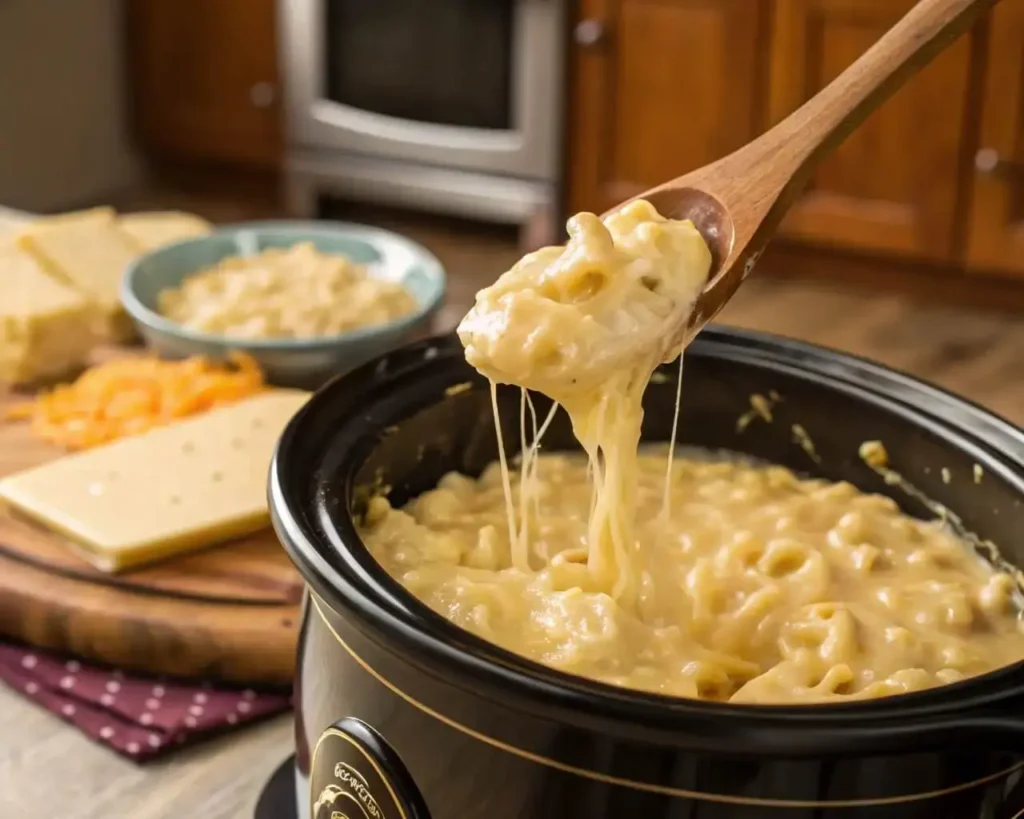 Crockpot Mac and Cheese Recipe cooking