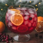 holiday punch recipe red festive punch bowl