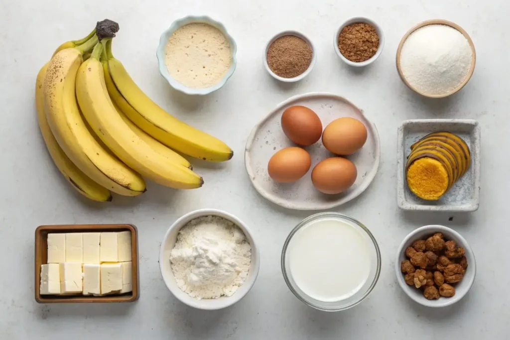 banana bread ingredients sour cream