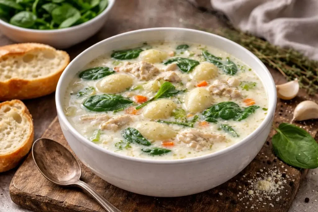 Olive Garden Chicken Gnocchi Soup