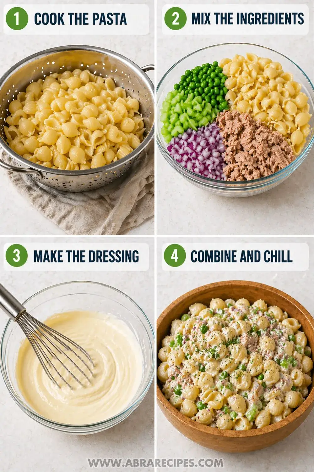 tuna pasta salad step by step Recipe