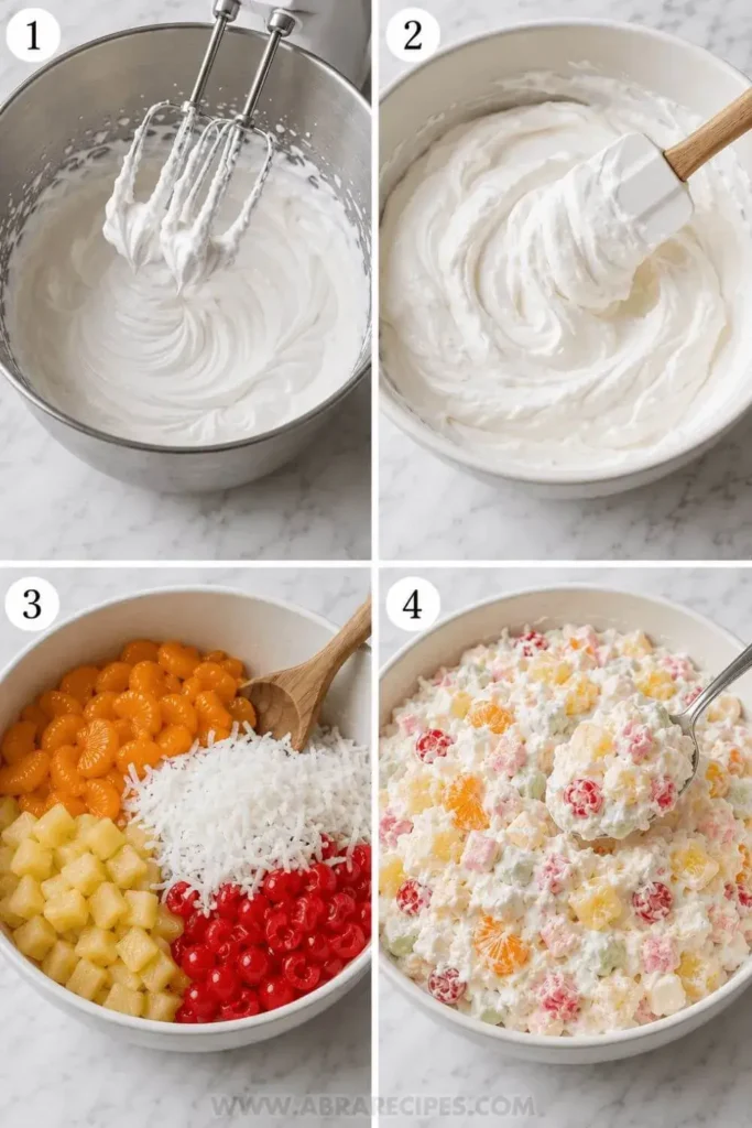 How To Make Ambrosia Fruit Salad Step by Step