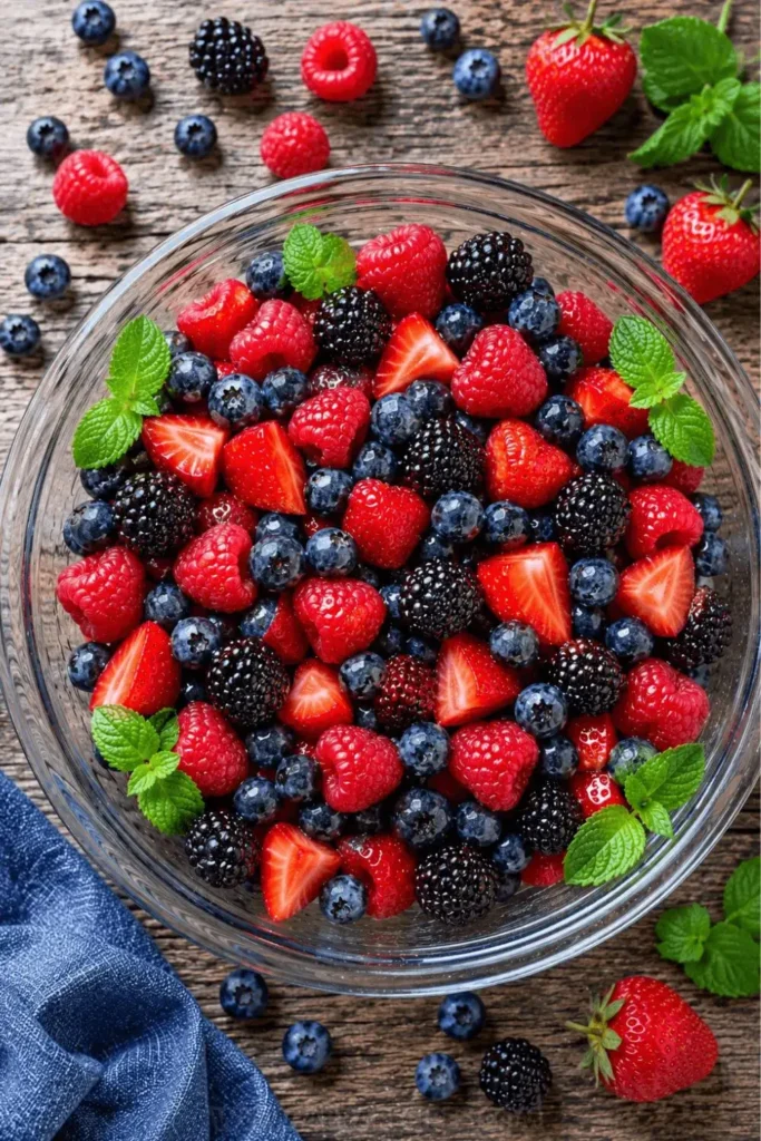 berry fruit salad