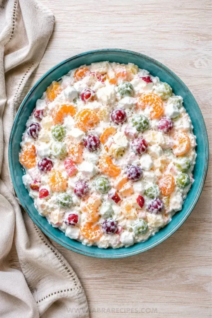 Creamy Fruit Salad Recipe with Greek Yogurt and Fresh Fruit