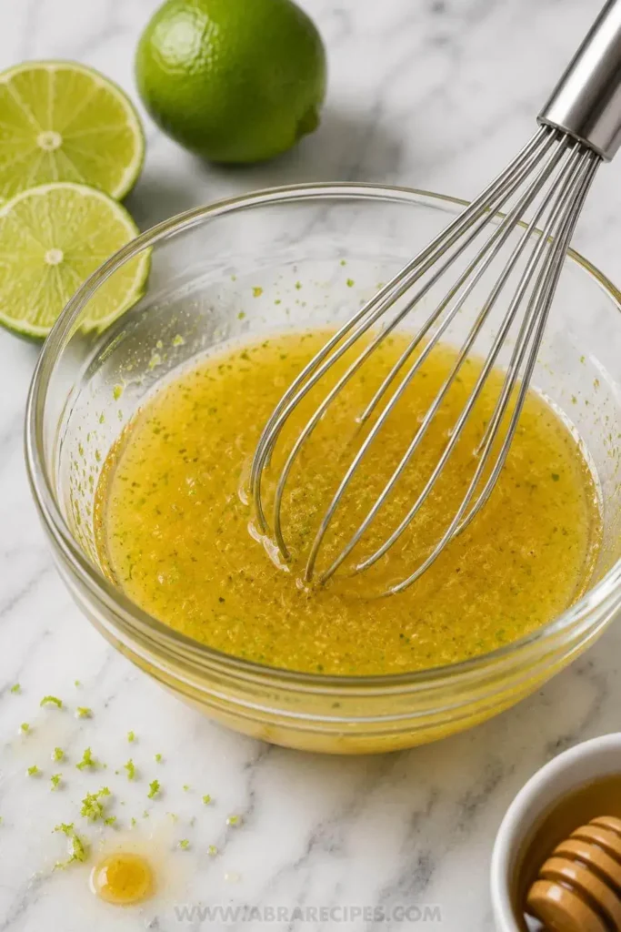 honey lime fruit salad dressing