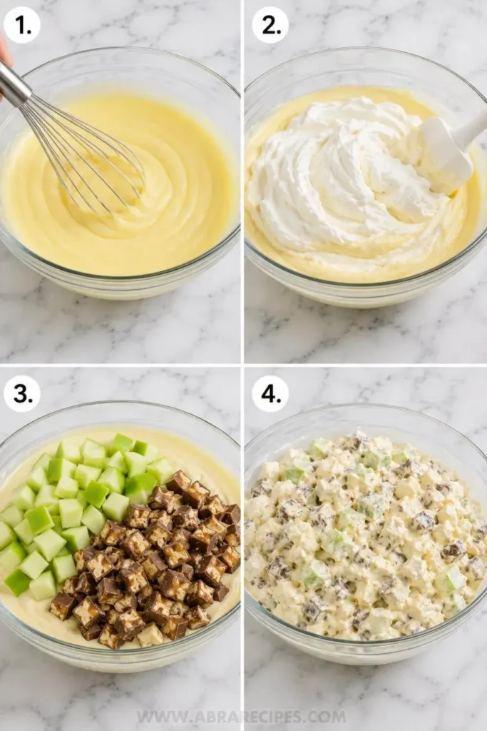 how to make snicker apple salad