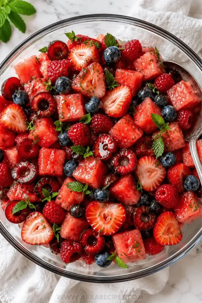 watermelon fruit salad
