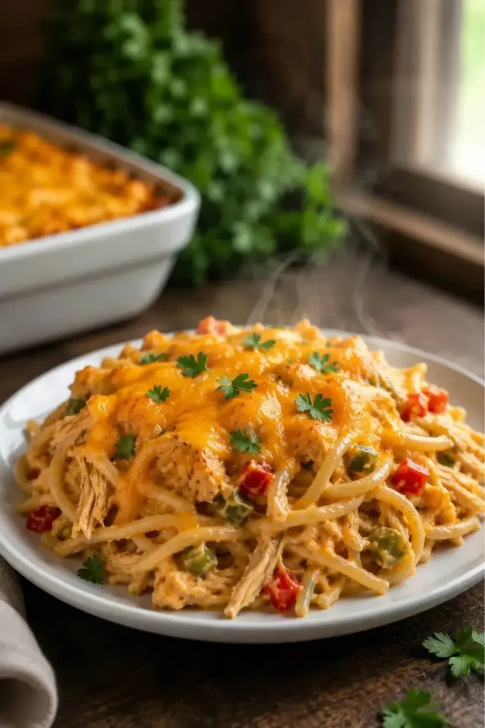 Chicken Spaghetti Recipe: Cheesy, Creamy Southern Comfort