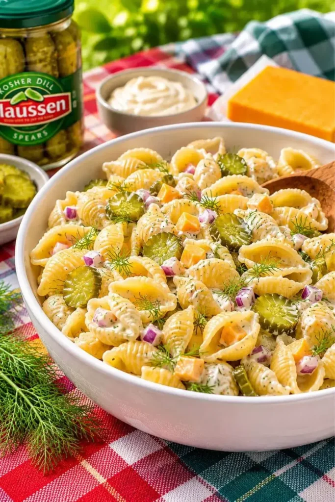 Dill Pickle Pasta Salad: Creamy, Tangy & Crowd-Pleasing
