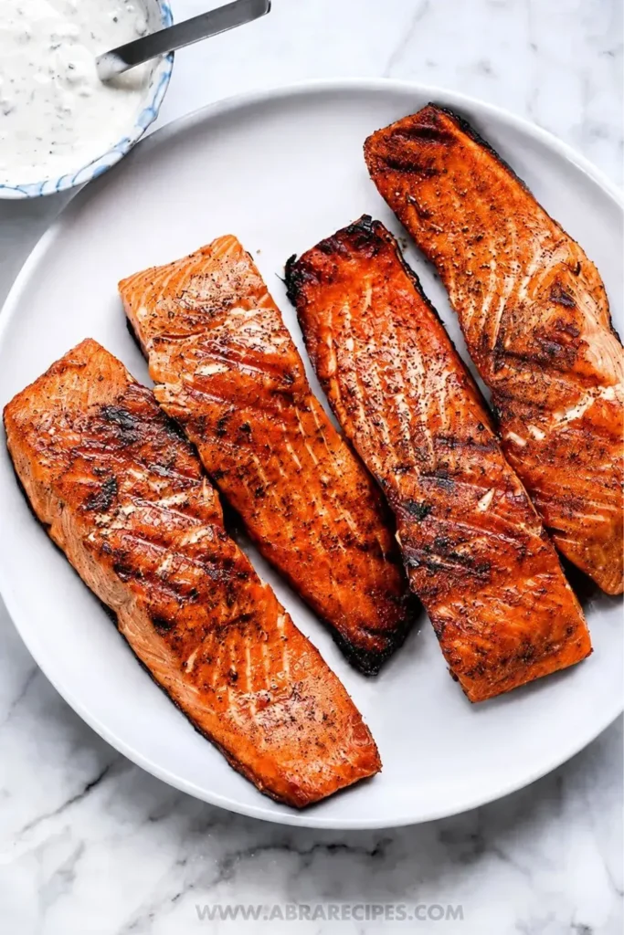 Grilled Salmon Recipe with Soy Brown Sugar Marinade