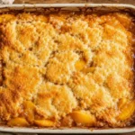 Peach Cobbler 3 Ingredients