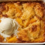 Peach Cobbler with Canned Peaches