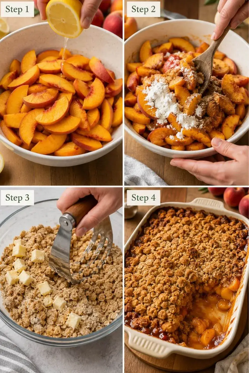 How To Make Best Peach Crisp Recipe Step-by-Step
